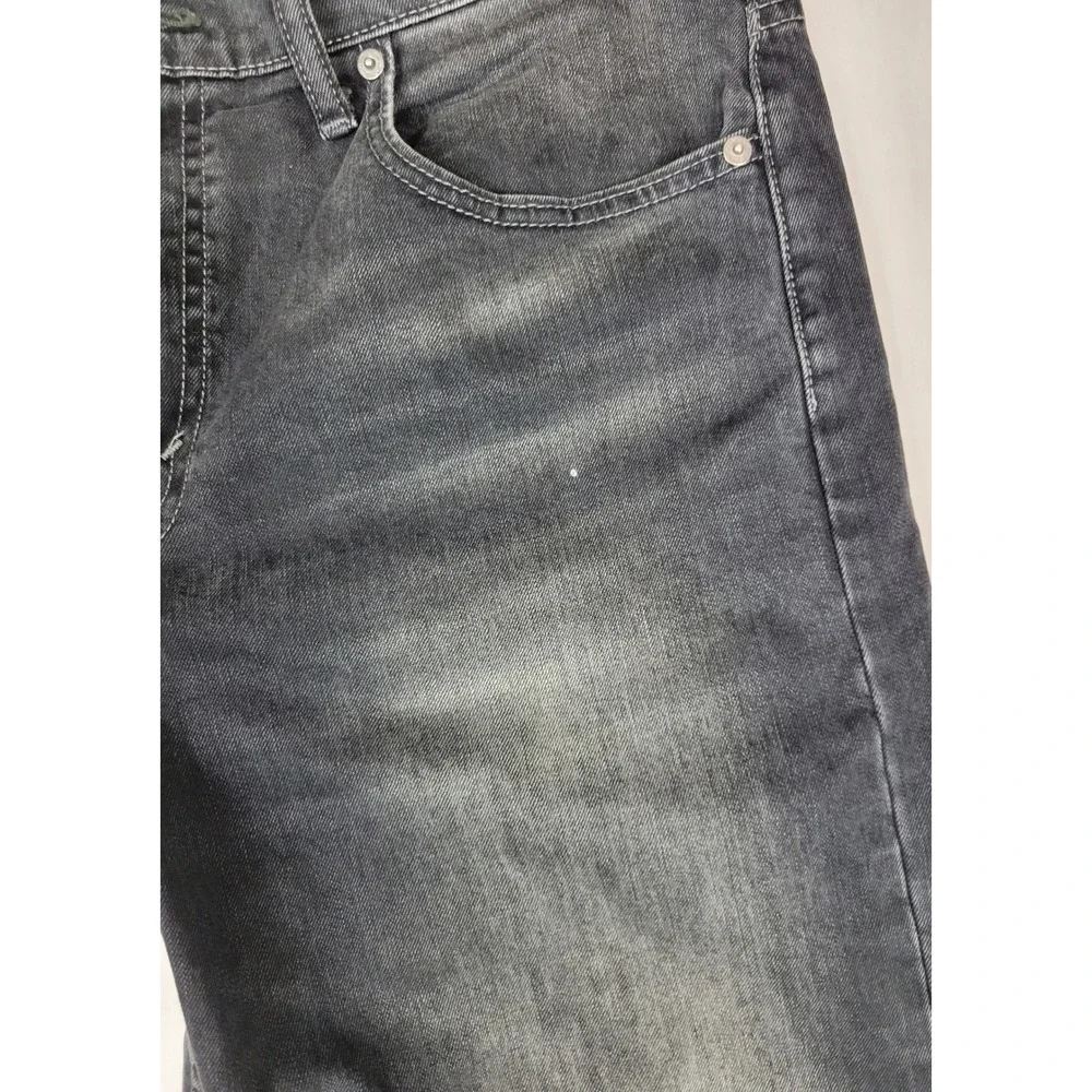 Levis 569 Loose Straight Fit Jeans Mens 36x29 Faded Black Denim Pants 00569-0199